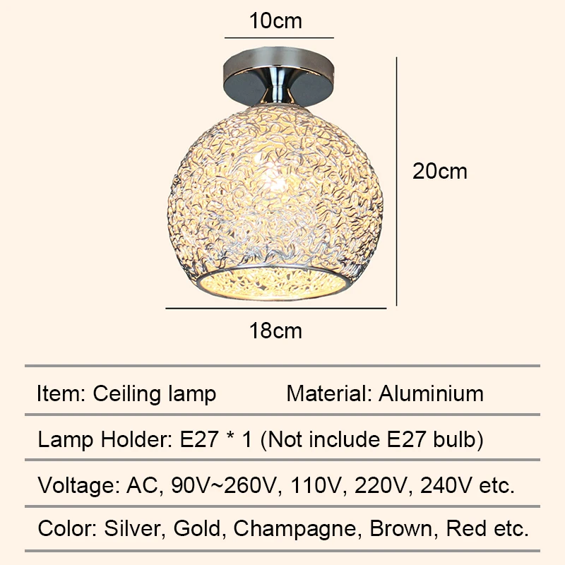 

CN Led Ceiling Light Modern Ceiling Lamp Industrial Plafond Led Light Ceiling Living Room Bedroom Corridor Porch Balcony