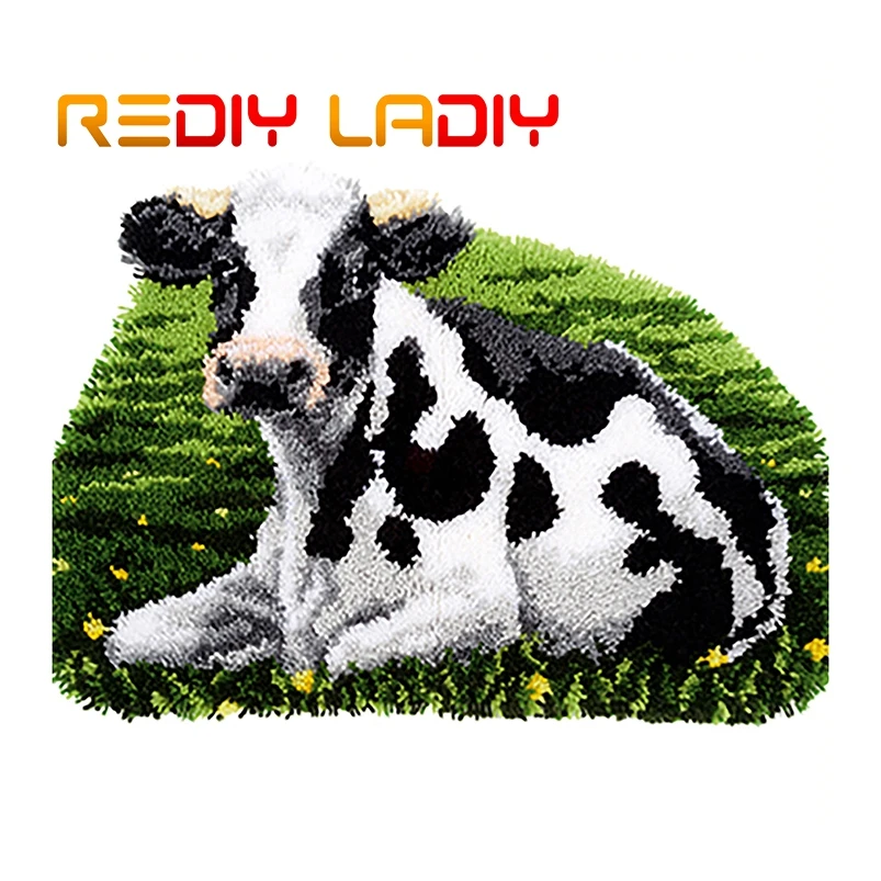 Набор крючков с застежкой ковер застежкой-крючком из воловьей акриловой пряжи