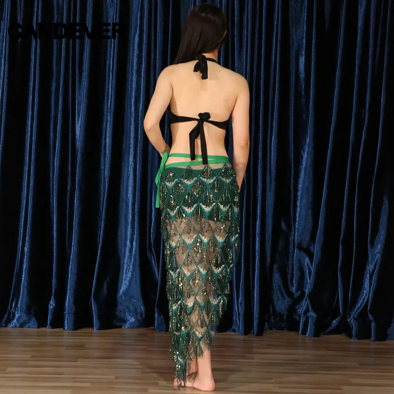 Сексуальный взрослый Женский костюм для танца живота занятий танцами с