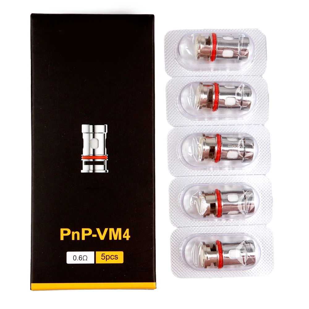

5pcs PnP Coil VM1 VM2 VM3 VM4 Resistance RDL Mesh Coils Vape for voopoo VINCI X R DRAG Baby Mod Pod elektronik sigara