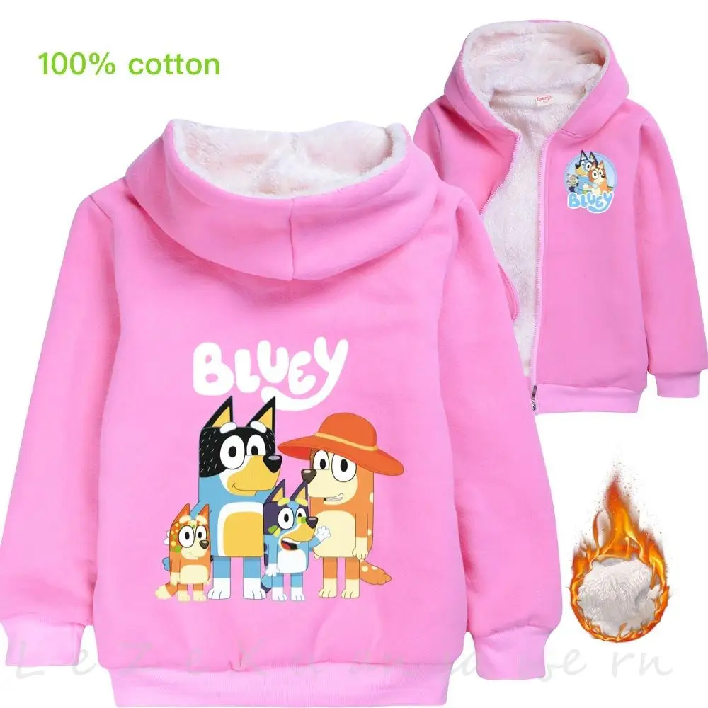 Новинка модные детские толстовки бинго Blueye одежда для мальчиков и девочек