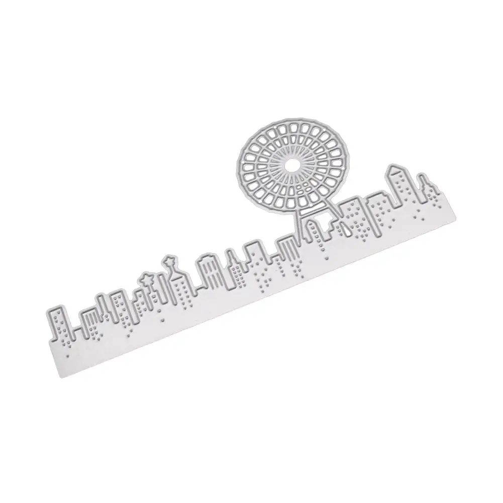 Город/колесо обозрения парк/фоновое Украшение DIY Скрапбукинг травления