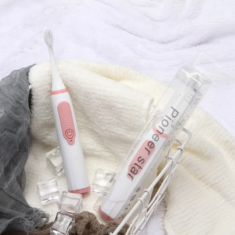

Battery Electric Toothbrush Soft Couple Soft Brush Cheap Dry Cell Toothbrush Energy Simple Minimalism Brush Dropshipping