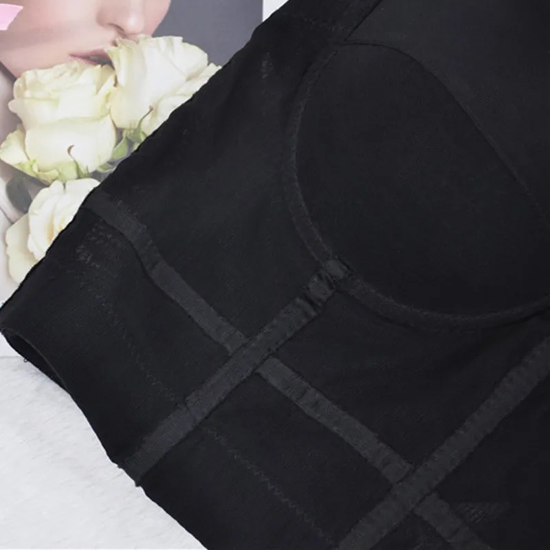 Готический корсет пикантные Модные корсеты и бюстье для женщин черные без