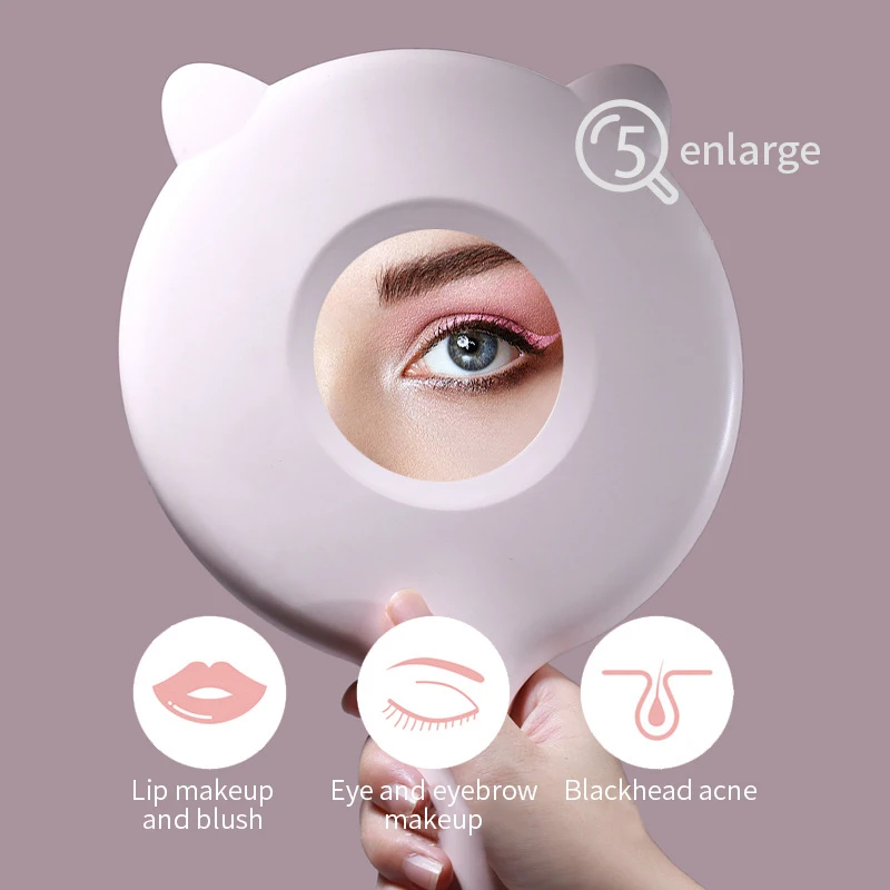 

Led Light Makeup Mirror Storage LED Face Mirror Adjustable Touch Dimmer USB Led Vanity Mirror Table Desk Cosmetic Mirror