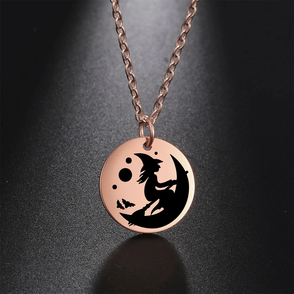 Ожерелье с круглой подвеской My Shape из нержавеющей стали винтажное женское