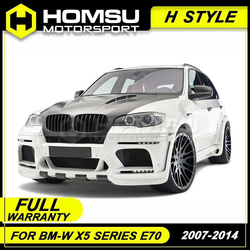 Hm Стиль FRP комплект кузова передний бампер боковые юбки колесо брови выхлопные