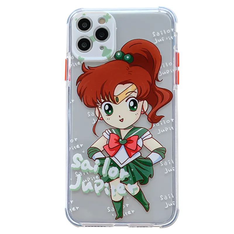 

Kawaii Sailor Moon Japanese Anime Phone case For iPhone 11 Pro Max case Cute cover for iPhone Case XR XS X 8 7 Plus 7 Plus Case