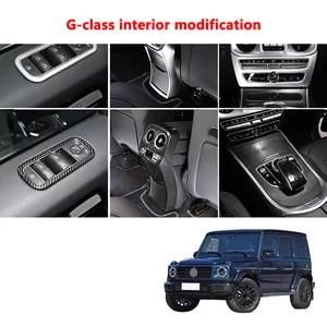 Suitable for 19-20 G-class G500 interior modification stickers, central control sequins g63 body stickers accessories