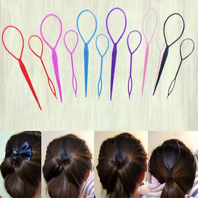 

2 pcs Magic Small Topsy Tail Hair Braid Ponytail Hair Accessories Headwear