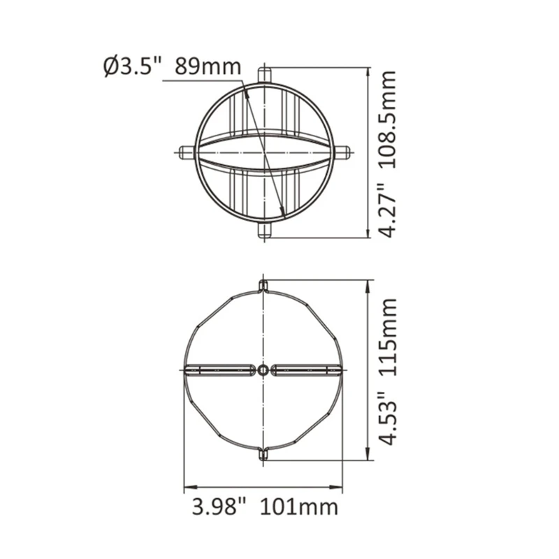 

Portable RV Drainage Pipe Cover Plastic Double- ear Sewer Hose Lid with Buckle Hose Cover Replacement