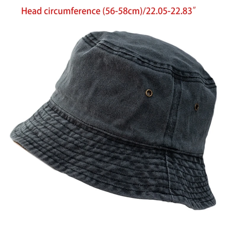 

Unisex Packable Fishing Hat Solid Casual Summer Beach Sun Bucket Hat Men Women Travel Outdoor Fisherman Cap for Hiking Camping