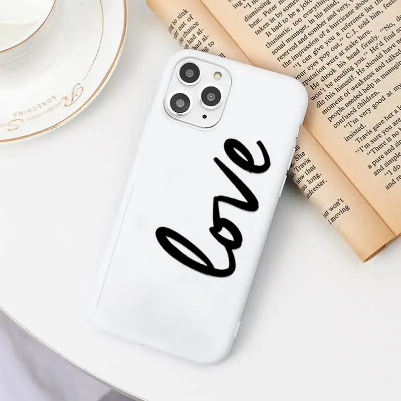 

Dandelion Feather Text Phone Case Candy Color for iPhone 6 7 8 11 12 s mini pro X XS XR MAX Plus