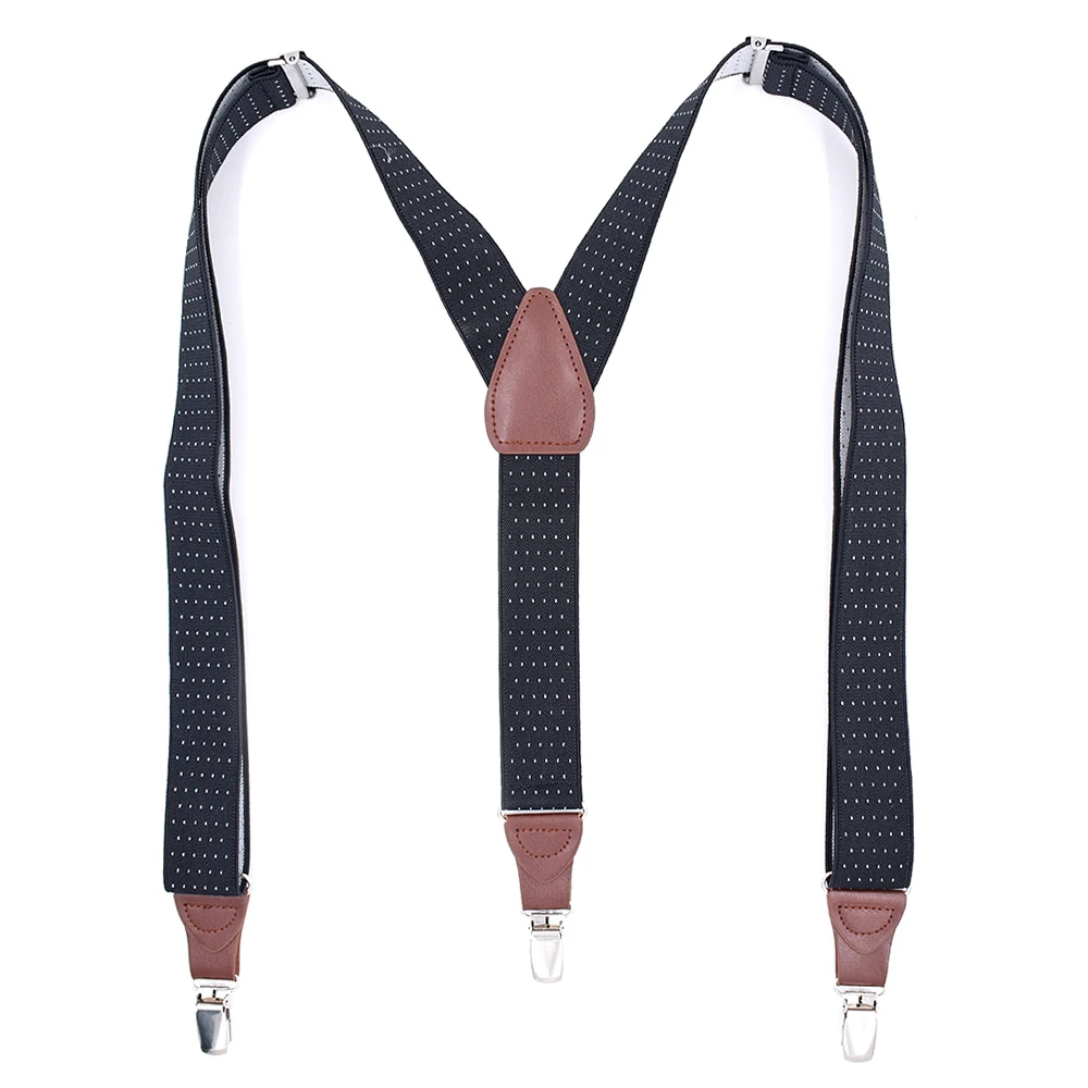 Регулируемые эластичные подтяжки с крепкими зажимами для женщин и мужчин