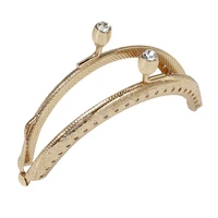 10pcs 8 5cm metal purse frame handle kiss clasp lock for diy making handbag accessories antique bronze bags hardware