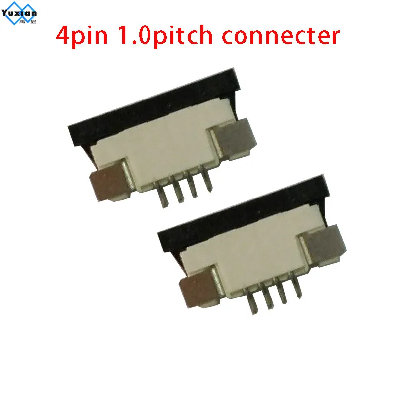 Сенсорный экран коннектор 4pin 1 0 шаг под раскладушка сокет FPC FFC плоский