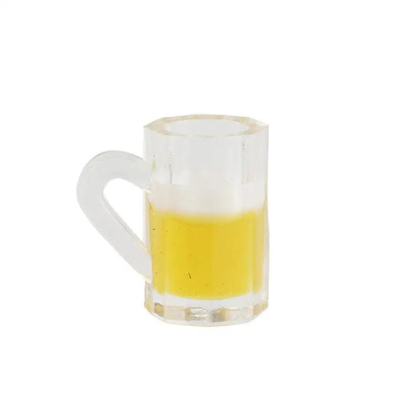 

Mini Beer Mug Miniature Scene Model Doll House Accessories Recommended To Fit 1/12 or 1/6 Ratio Doll House Dollhouse