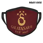 Маска для лица Galatasaray Gold для взрослых и детей, защита от пыли, Galatasaray Sk Galatasaray Spor bполучить Cimbom