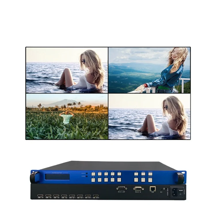 

Видеоматричный коммутатор хорошего качества HDMI 4 в 4 выход 1x4 2x2 4K