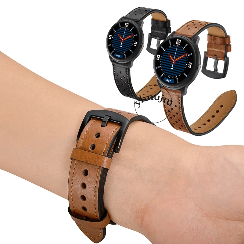 

IMILAB KW66 Strap Replacement Leather Strap Wristband Band Quality Accessories Fashion Solid Color Sports Bracelet Watch Strap