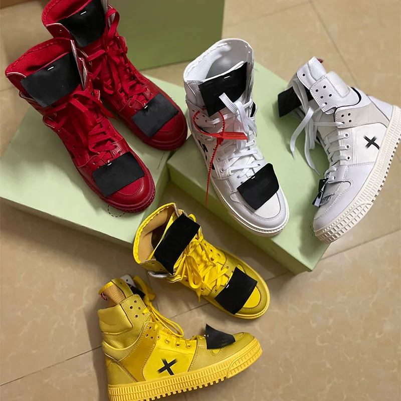 

Кроссовки на плоской подошве для мужчин и женщин, модные удобные высокие кеды, белые, 35-45S