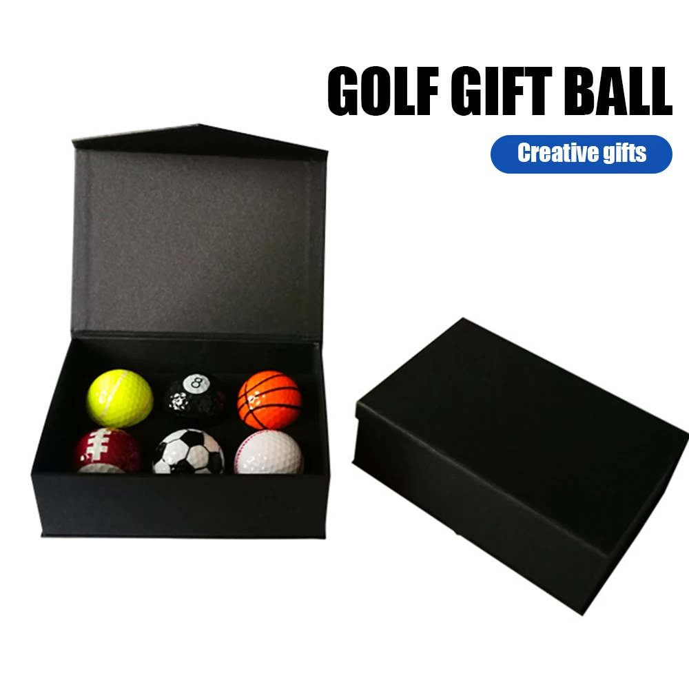 

6pcs Golf Balls Sports Practice Golf Balls Two Layers Golf Practice Balls Golf Gift Balls Soft Golf Ball With Low Compression