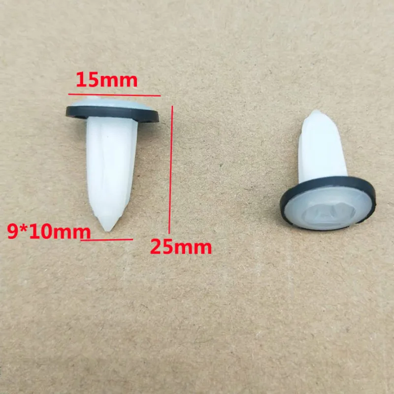 

10pcs Car Rear Taillight Fixing Nut Plastic Base Clip Fitting Plastic Nail For Ford Fiesta Focus