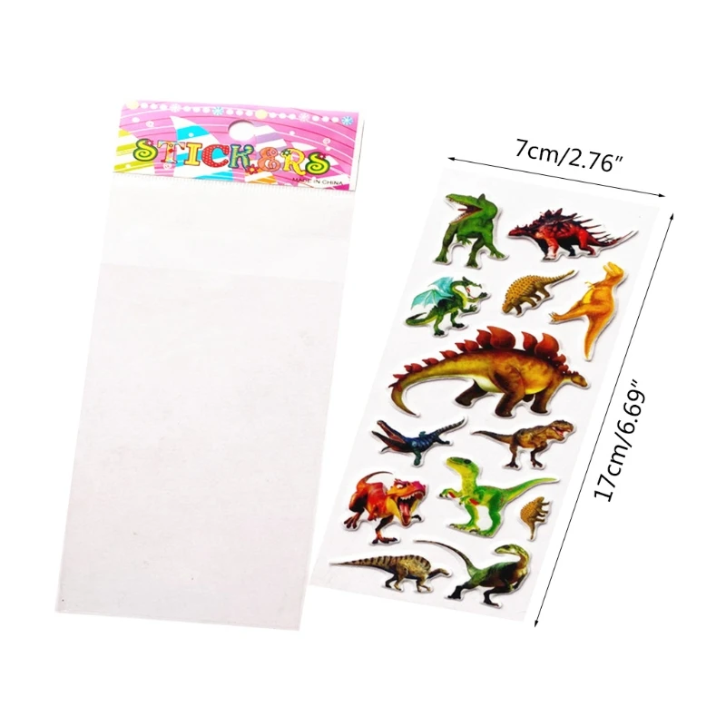 

3D Waterproof Puffy Sticker Room Decoration DIY Customized Scrapbook Stickers Self-Adhesive Repeat Pasting Girls Favors