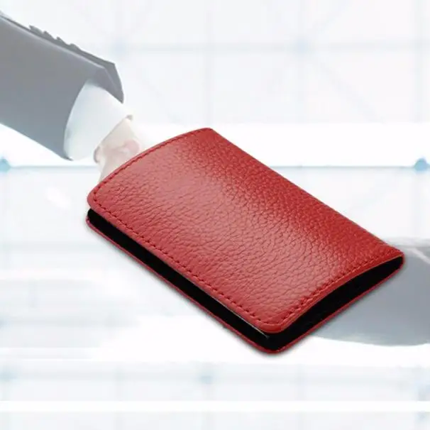 

New mini PU leather case cover wallet business ID credit card wallet luxury high-end for men and women