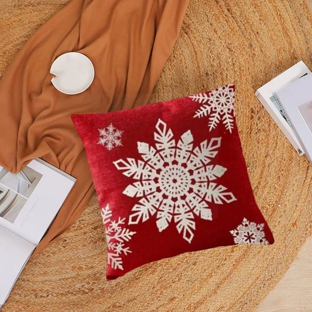 

Christmas Pillowcase Christmas Tree Cushion Cover Pillow Case Merry Christmas Gifts Decorative Pillows For Sofa 45*45cm X2N9