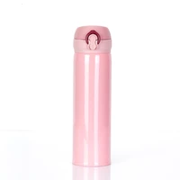 304 stainless steel vacuum bounce thermos cup car lock water cup portable childrens gift cup