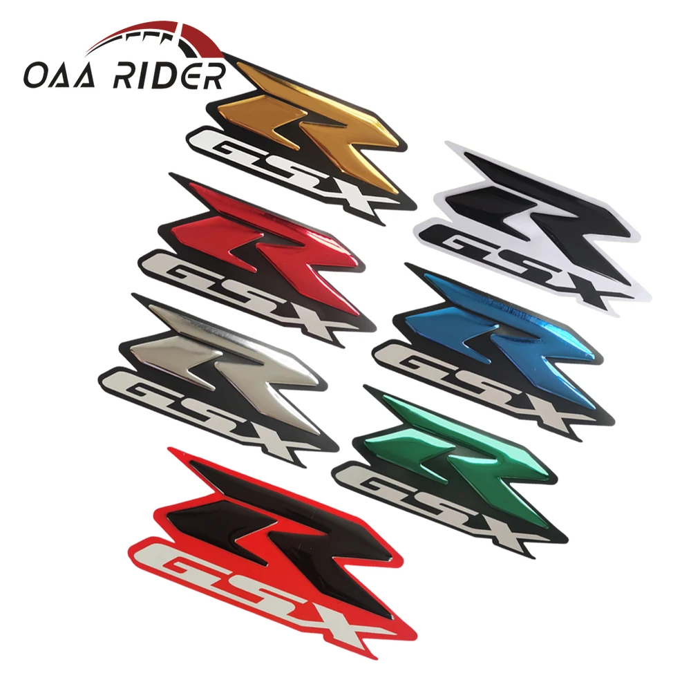 2 шт. наклейки на бак с логотипом для Suzuki GSX R GSXR 600 750 1000 1100 эмблема 3D обтекатели