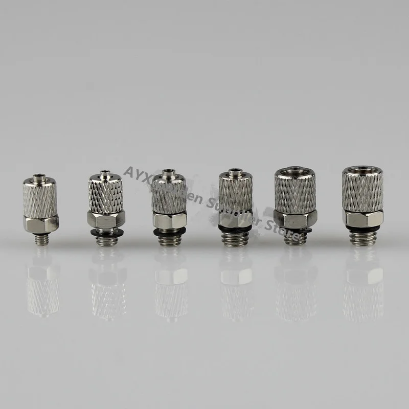 30Pieces M5 - 4mm Straight Pneumatic Pipe Air Hose Quick Fitting Mini Connector | Обустройство дома