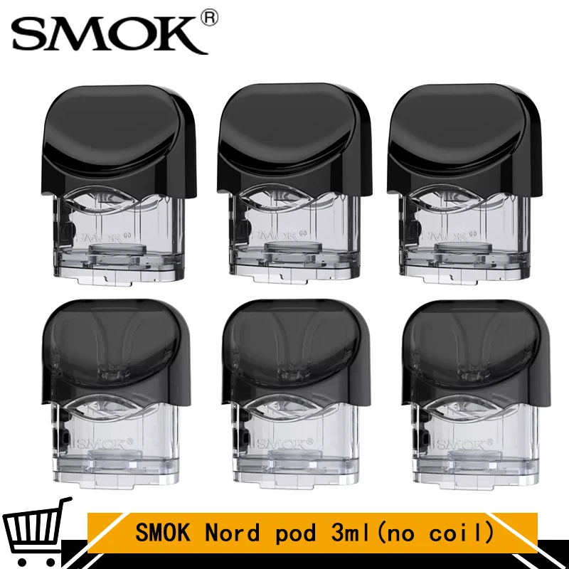 Прозрачный картридж Smok Nord pod 3 шт./упак. мл без замены аксессуары для испарителей