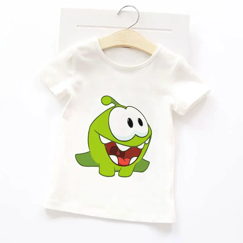 2022 футболка с коротким рукавом приключения Om Nom Stories унисекс аниме мультяшная
