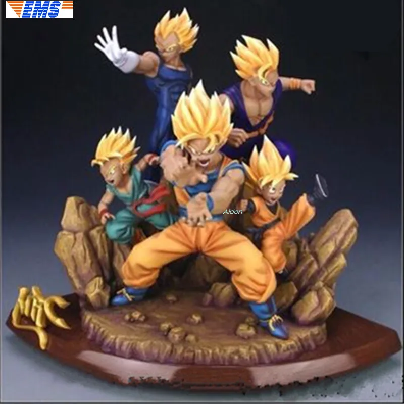 1" Статуя Dragon Ball Z Супер Saiyan бюст сын Goku vegeta сон Гохан полноразмерный портрет GK экшн-модель игрушка коробка 30 см Z2586