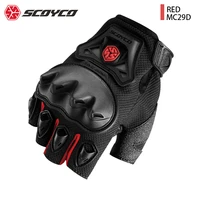 scoyco mc29d cycling racing riding half finger motorcycle gloves protective gears motorbike motorcross guantes glove