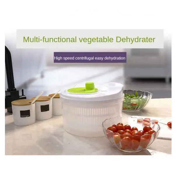 1pc Salad Spinner with Bowl Quick Dry Anti-Wobble Tech Multi-Use Shaker | Дом и сад