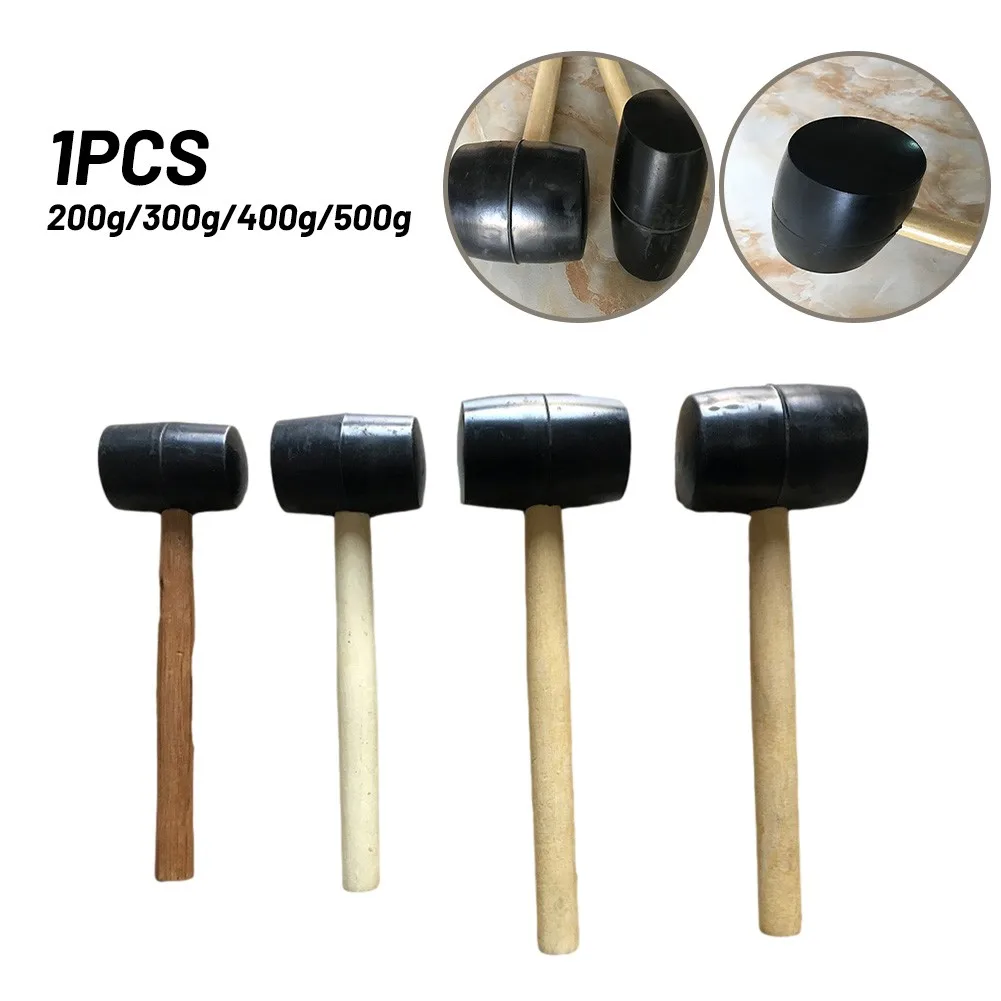 

DIY Installation Hammer Floor Tile Rubber Hammer Handle Grip Mallet Paving