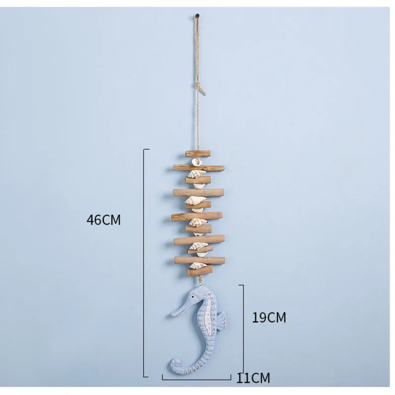 Антикварное украшение для дома поделки из морской древесины рыбы Hippocampus Starfish