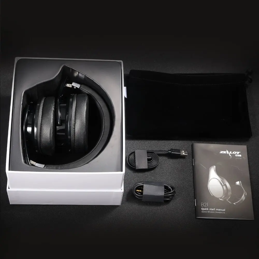 

ZEALOT B21 Wireless Bluetooth Headphones Foldable Bass Wireless Headset with Microphone for Computer,Phones Touch Control
