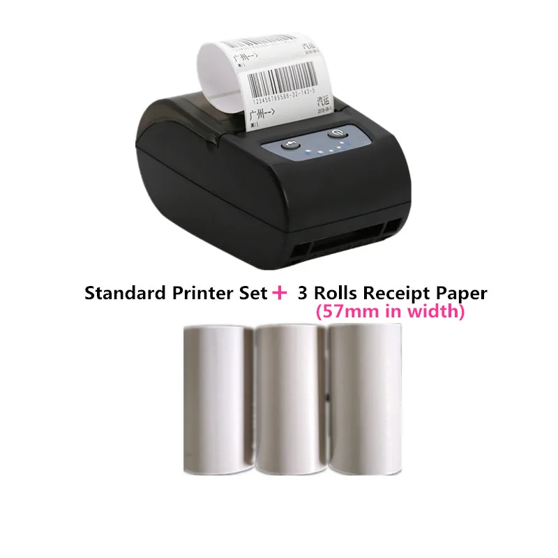 Мини этикетка штрих-код стикер Принтер термопринтер 2 в 1 принтер Счетная машина 20