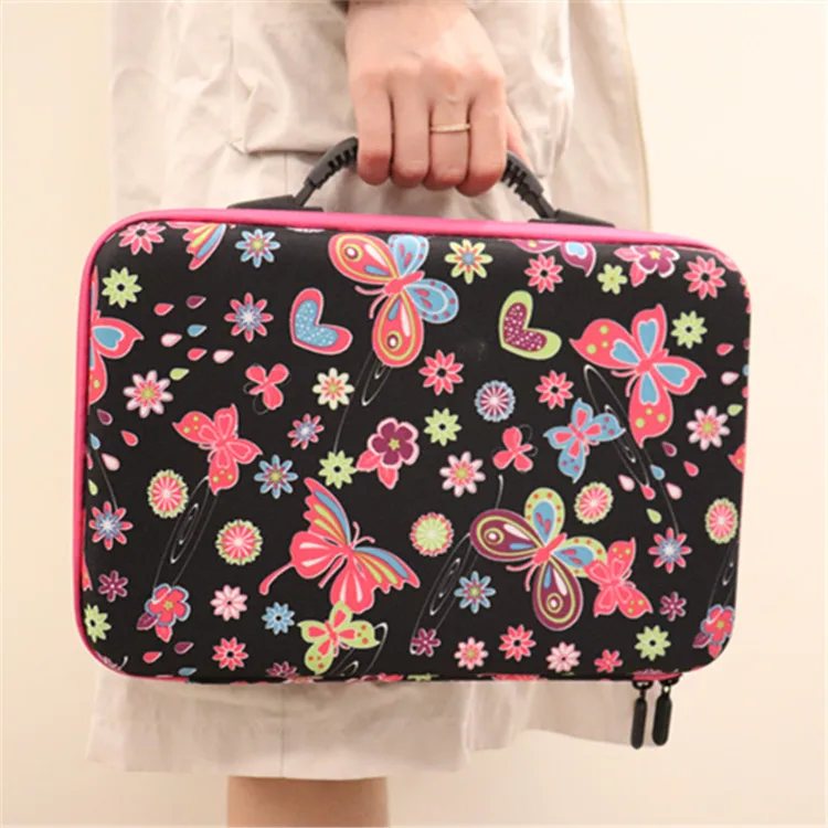 

New 60 bottles of diamond painting accessories container storage bag box suitcase 5D butterfly diamond embroidery tool handbag
