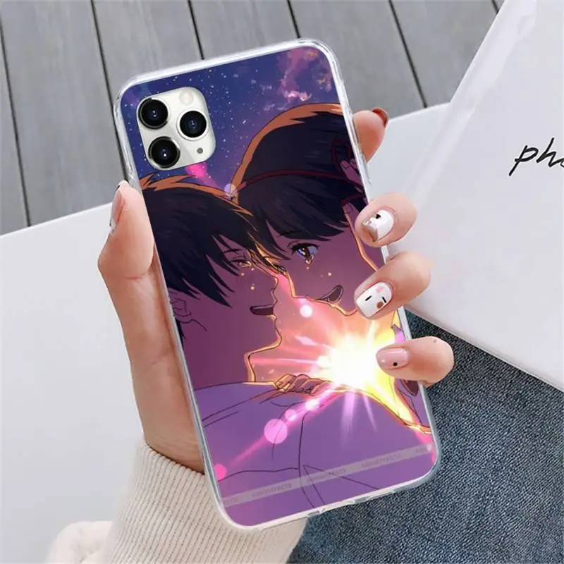 

japanese Anime Your Name Phone Case For iphone 12 5 5s 5c se 6 6s 7 8 plus x xs xr 11 pro max mini