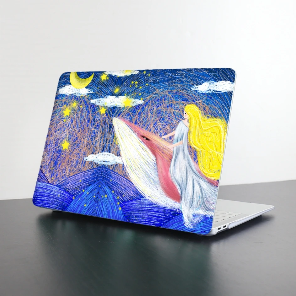 Cartoon Laptop Case For Apple Macbook Air 13 11 12 15 A1932 A2179 A2289 A2251 Pro 2021 Cute | Компьютеры и офис