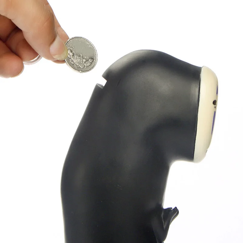 

Kaonashi faceless coin can auto toy coin bank Hayao Miyazaki designs Christmas gifts