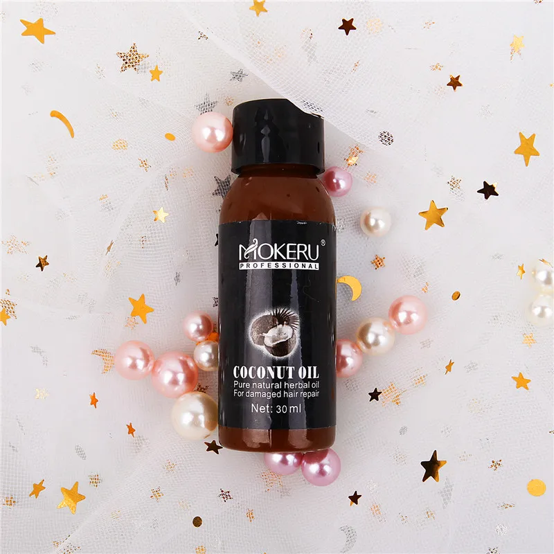 30 мл натуральное органическое кокосовое масло для лечения роста волос средство