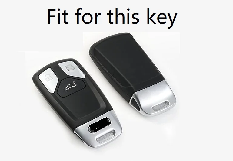 

High Quality Car Keychain Case Holder Wallet Pocket For Audi TT A7 A4 A4L 8S B9 Q5 Q7 A6 A8 FOB Smart Key Cover