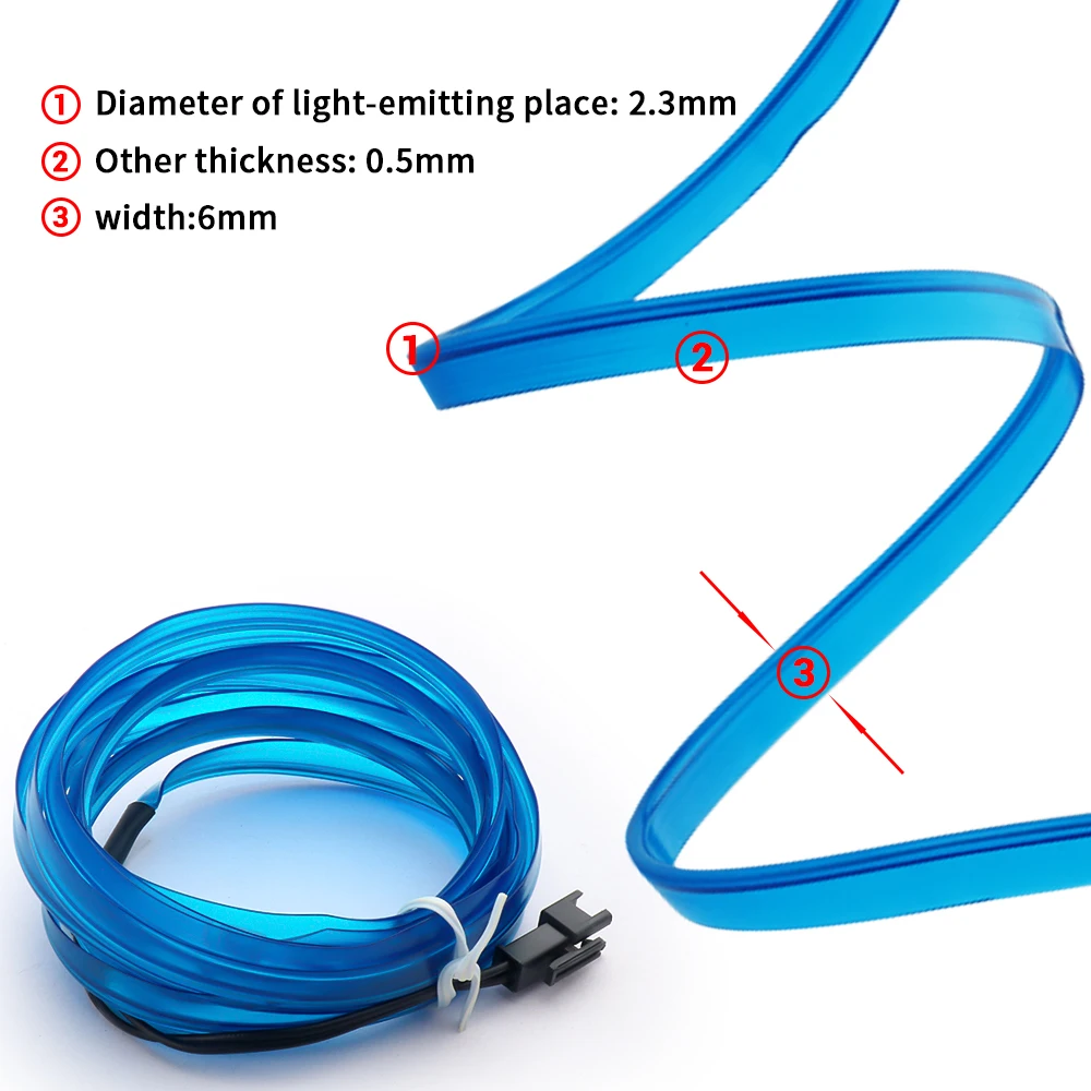 Светодиодсветильник лента для салона автомобиля 1/2/3/4/5 м Mazda 3 6 2 MS CX5 CX3 CX9 Miata Yaris MX3
