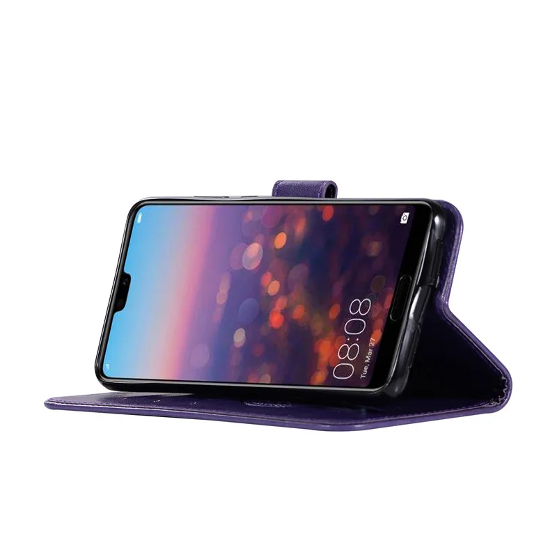 Huawei P20 Case EML-L29 Cover 5.8 inch Wallet PU Leather Phone EML-L09 EML L09 L29 Flip Capa | Мобильные телефоны и